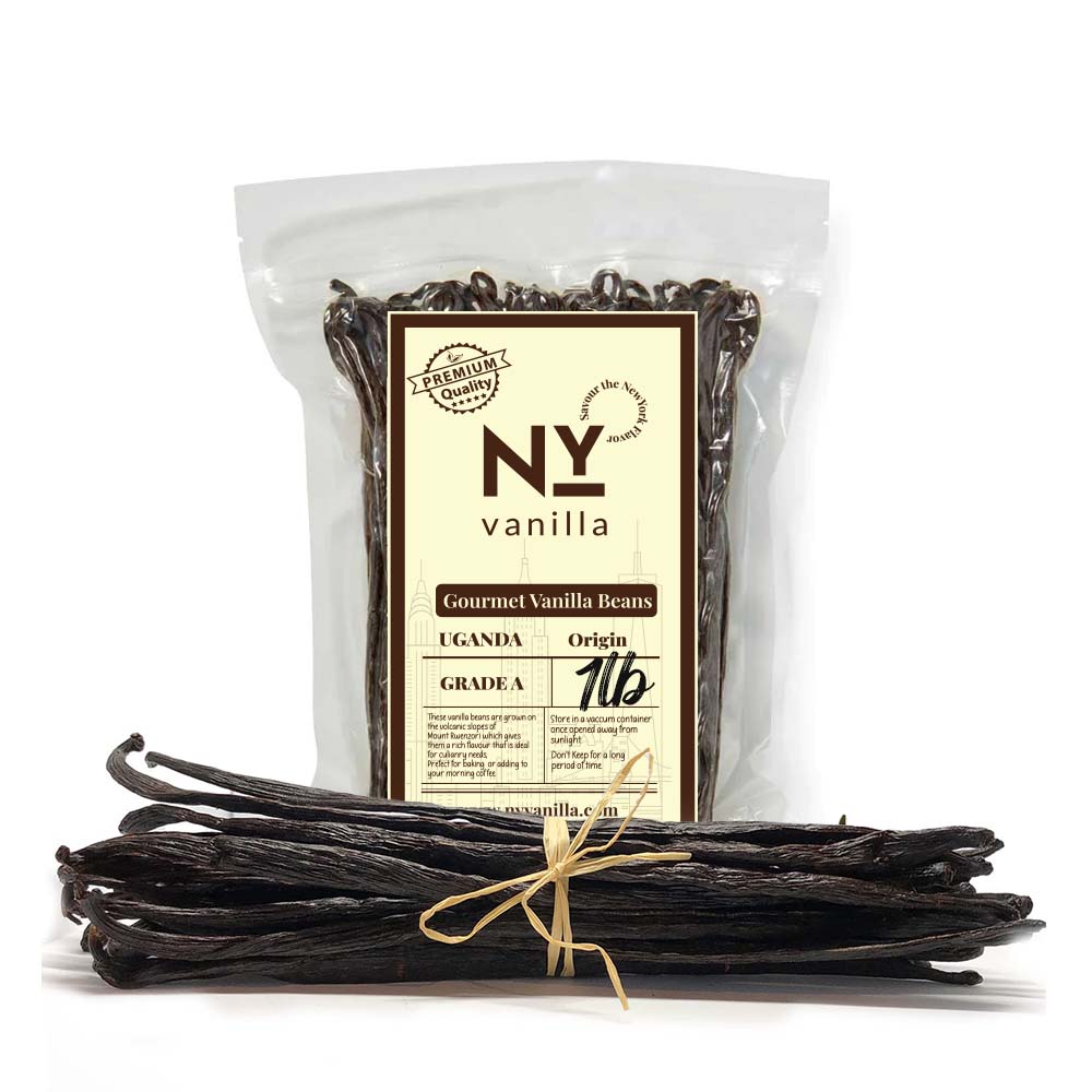 Grade A Ugandan Vanilla Beans – Whole Bulk Vanilla Pods for Baking & Extracts | Non-GMO